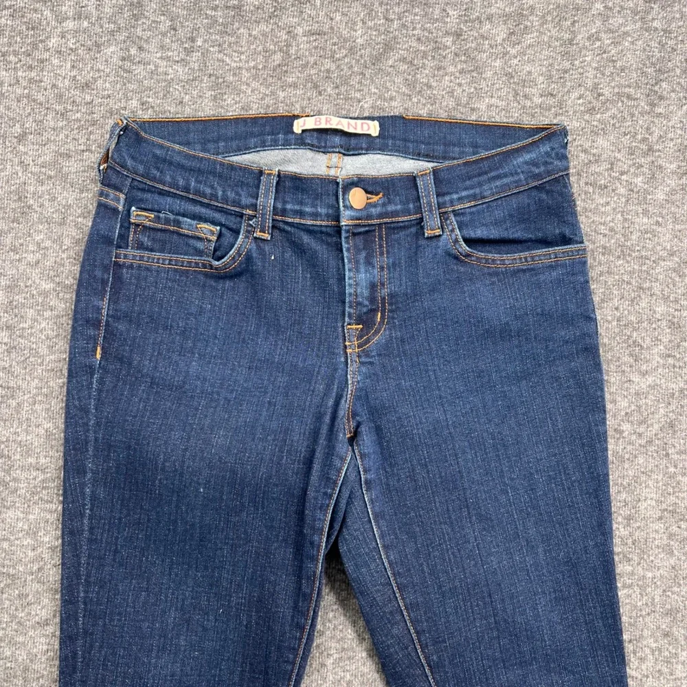 J Brand Casual daywear Indigo Dark Wash Skinny Jeans Womens Mid Rise Denim Pants
